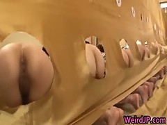 Crazy Japanese chicks and hot orgy