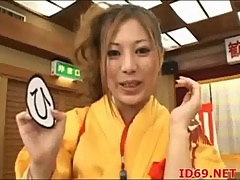 Japanese AV Model in a piss video
